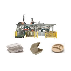 Wholesale 100mmx800mm Thermal Forming Sugarcane Bagasse Plates Machinery Customizable Size from china suppliers