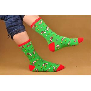2015 New design supersoft cotton hosiery in cartoon christmas design for lovers