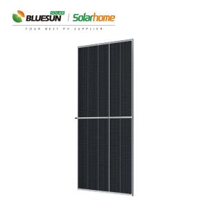 Bluesun Bificial 535w Half Cells Panels 530w 540w 550w Bifacial Solar Panes with
