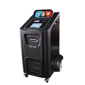 Black 1000w Automotive Refrigerant Recovery Machine Built - In Printer