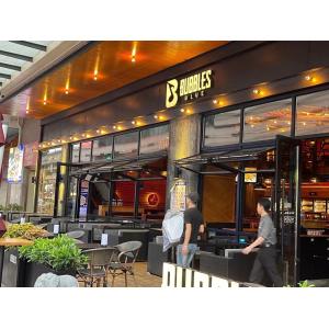 Slim-Profile Frameless Folding Window Illusion Creating Near-Invisible