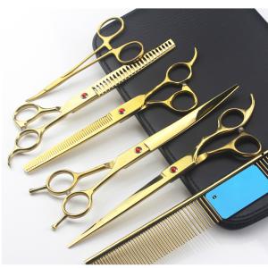 Wholesale SGS Straight Dog Hair Thinning Scissors , Pet Grooming Scissors Set from china suppliers