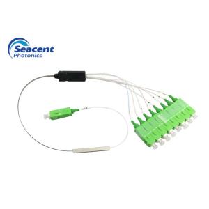 Environmental Protection Ceramic Connector 1x8 Fiber Optic PLC Splitter