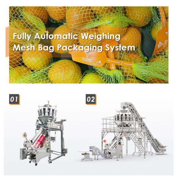 Fully Automatic Mesh Net Bag Packing Machine For Potato Manual Setting