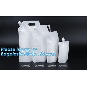 Stand Up Foldable Water Spout Pouch, Bottle Bag, Climbing Foldable liquid