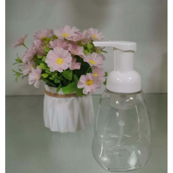 Foam Pump Bottle With Transparent Housing Clip Lock Adjustable Output