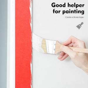 Customizable Size Manufacturers Hot Selling Red Masking Tape