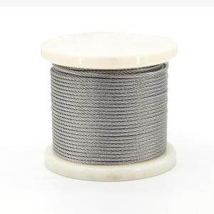 China 300series 400series Stainless Steel Wire Rope For Safety Critical 316 Ss Wire Rope 7*7 on sale
