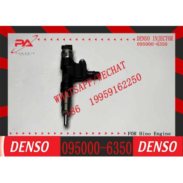 Genuine common rail fuel injector 095000-6350, 095000-6353 for Hino J05E 23670