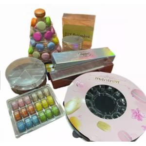33 Cells Round Shape Macaron Gift Box Recyclable For Food