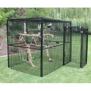 welded mesh bird aviary