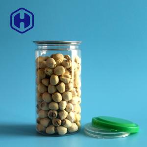 211# 440ml Clear Plastic Cans Seeds Chocolate Biscuit Bars Easy Open End PET Can