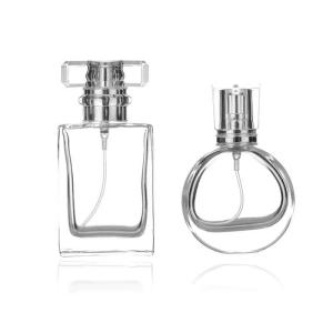 30ml 50ml 100ml Cuboid Shape Glass Perfume Mist Bottle