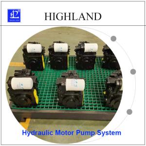 Manual Control Hydraulic Pump Motor System Customized LPV110