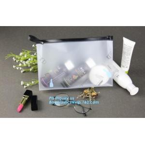 Matte Clear Soft Plastic Clothes Storage Bag Zip lock Slider Seal Reclosable
