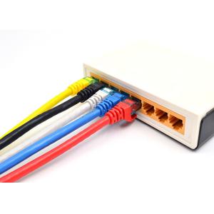 Ethernet cat6 utp patch cable Pack of 5 Black / Blue / Grey / Red / Yellow 7*0