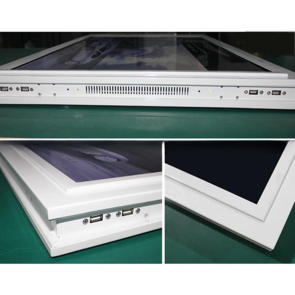 Facing window dual screens 43" inch wireless WIFI network Android LCD signage AD display with ceiling mounting roof mounting