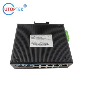 L2 Managed Industrial 2x1.25G SFP+8x10/100/1000M RJ45 POE port+1xConsole port,
