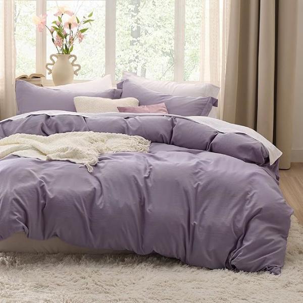 3 Pieces Extra Soft Bedding Set, Includes 1 Duvet Cover with Zipper Closure & 2 Pillow Shams