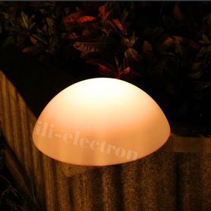 Wholesale Plastic LED Colour Changing Waterproof Ball Lamp Half Sphere Shape For Garden Decor from china suppliers