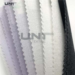 Good Adhesive Cap Resin Shirt Interlining With PES LDPE Fusing