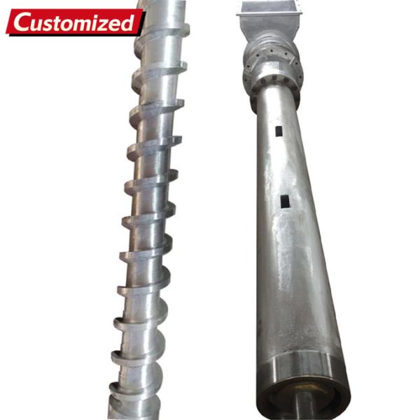 Customized micro recycled plastic screw extruder, single-screw barrel sleeve, stainless steel suitable for Pvc plastic extruder Plastify Extruder