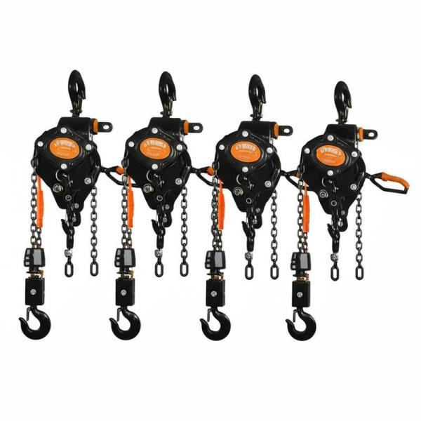 Quality 12pcs Chain Fall Black Hand Chain Hoist for Versatile and Heavy-Duty Applications for sale