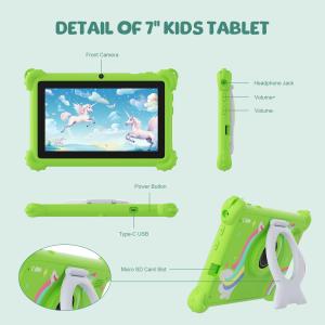 C idea Kids Tablet 2024 Educational Fun with HD Display and Protective Case