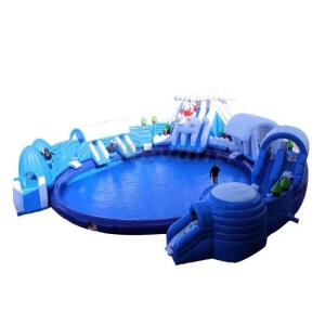 Customized PVC Inflatable Swimming Pool and Slide for Ultimate Water Play
