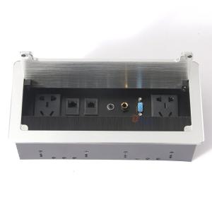 Conference Table Power Outlets Aluminum Alloy Plate Office Hidden Desktop Power