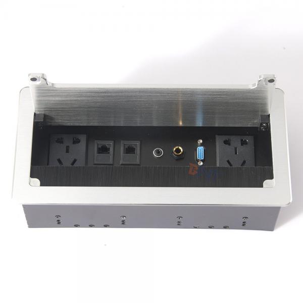 Conference Table Power Outlets Aluminum Alloy Plate Office Hidden Desktop Power