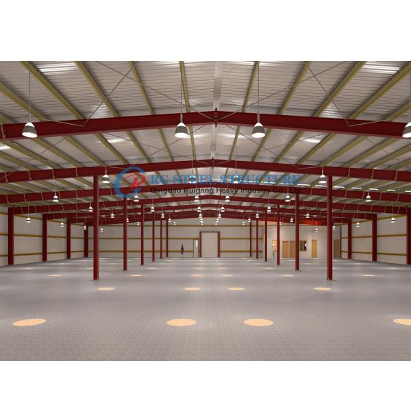 Quality Lightweight Prefabricated Steel Structure Warehouse Building Custom Design for sale