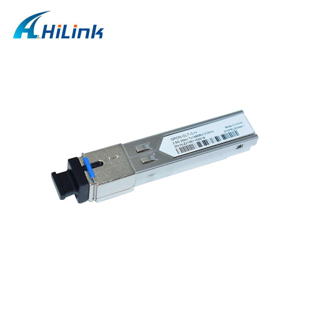 China GPON OLT Transceiver SFP Module with 8dBm 9dBm Output and 2.5G Data Rate on sale