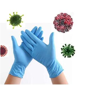 China Blue Disposable Medical Glove Good Isolation Performance Thickness 0.15mm on sale