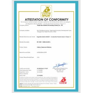 Tianjia New Material Technology (Hubei) Co., Ltd Certifications