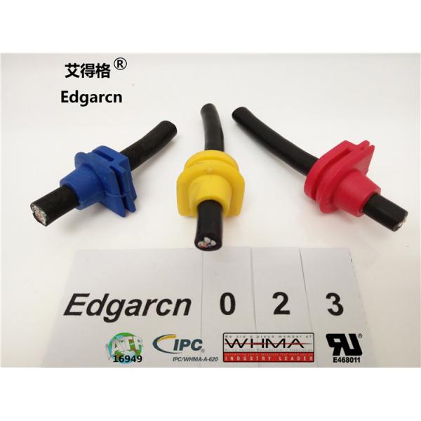 Black Blue Yellow Overmolded Strain Relief With Iso9001 Ul Certification