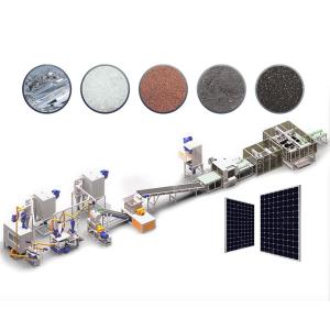 PLC Controlled Solar Panels Separating Machine for High Separation Rate Metal