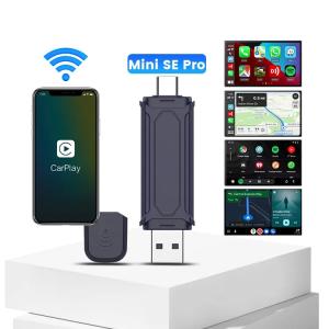 China Wired Carplay And Android Auto To Wireless Mini SE5-Pro Ai Box With Steering Wheel Controls on sale