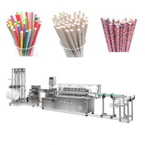 Disposable Biodegradable 8 Cutters Paper Straw Machine For Drinking