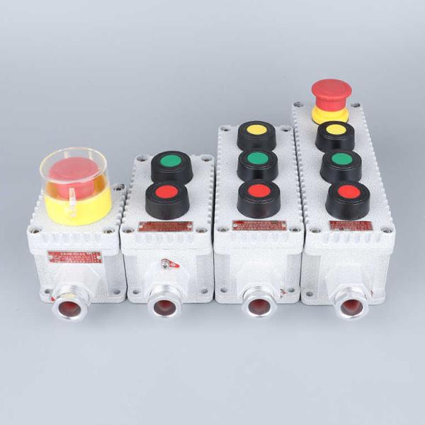 Quality ATEX Explosion Proof Control Button Box Aluminum Emergency Stop for sale