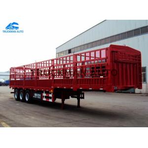 T700 High Tensile Fence Semi Trailer 3*13t Axles 60 Tons Loading For Logistics