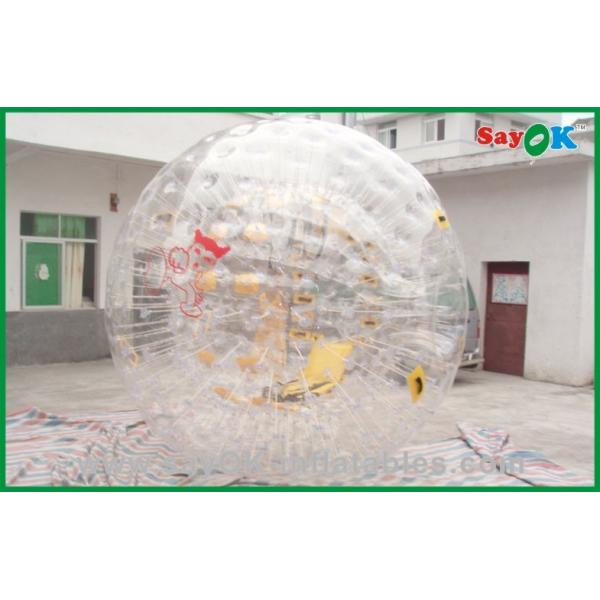 Inflatable Party Games For Adults 0.7mm TPU Giant Bubble Inflatable Zorb Ball /