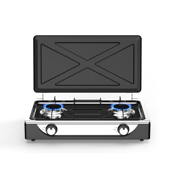Quality Adjusted Fire Power Camping Double Burner Stove LPG Gas Portable Easy Operation for sale
