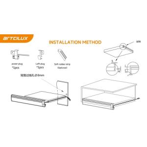A260C Front Laminate Lights PC Aluminum Alloy Ra≥90 Triple Color Temperature