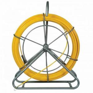 China Galvanized Electrical Cable Reel Stands FRP Duct Rodder Duct Rodding Fiberglass Snake Rod on sale