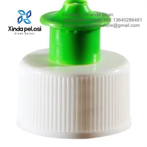 China Custom Detergent Push-Pull Cap PP Screw Cap With Liner on sale China Custom Detergent Push-Pull Cap PP Screw Cap With Liner on sale