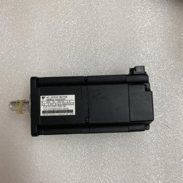 Yaskawa SGMAS-02ACA2C AC SERVO MOTOR 200W 200V 1.9A 3000RPM NEW