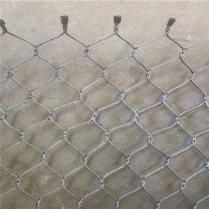 Custom Stainless Steel Woven 304 Wire Rope Mesh Knotted