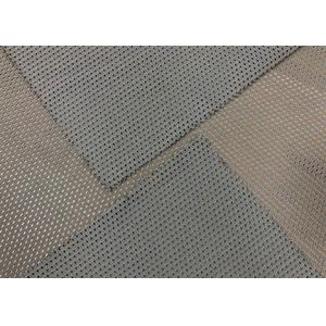 120GSM Breathable Polyester Mesh Fabric For Gym Bag Office Chair Grey Color
