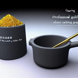 Durable Gold Melting Crucible with High-Performance Silicon Carbide Graphite
